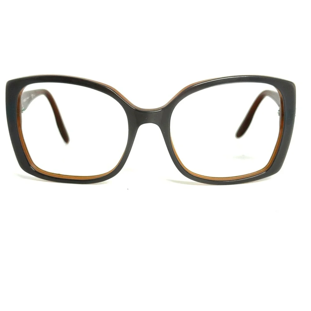 MAX&Co M&CO.114/S‎ Brown Grey Square Eyeglasses Frames 57-19-135 O1KN3
